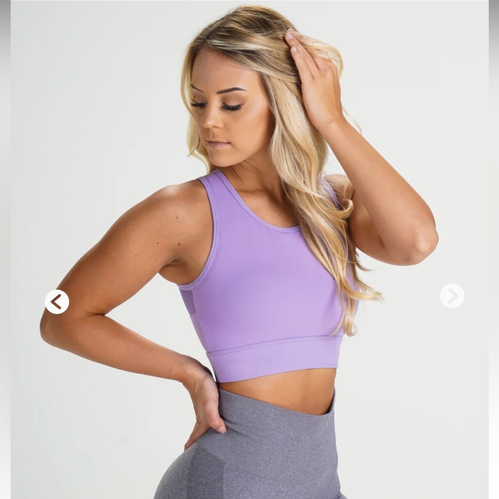 NVGTN Lilac Lush Mesh Sports Bra
